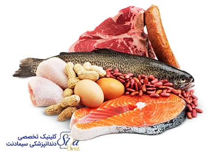 تاثیر مواد غذایی پروتئین دار بر سلامت دندان ها
