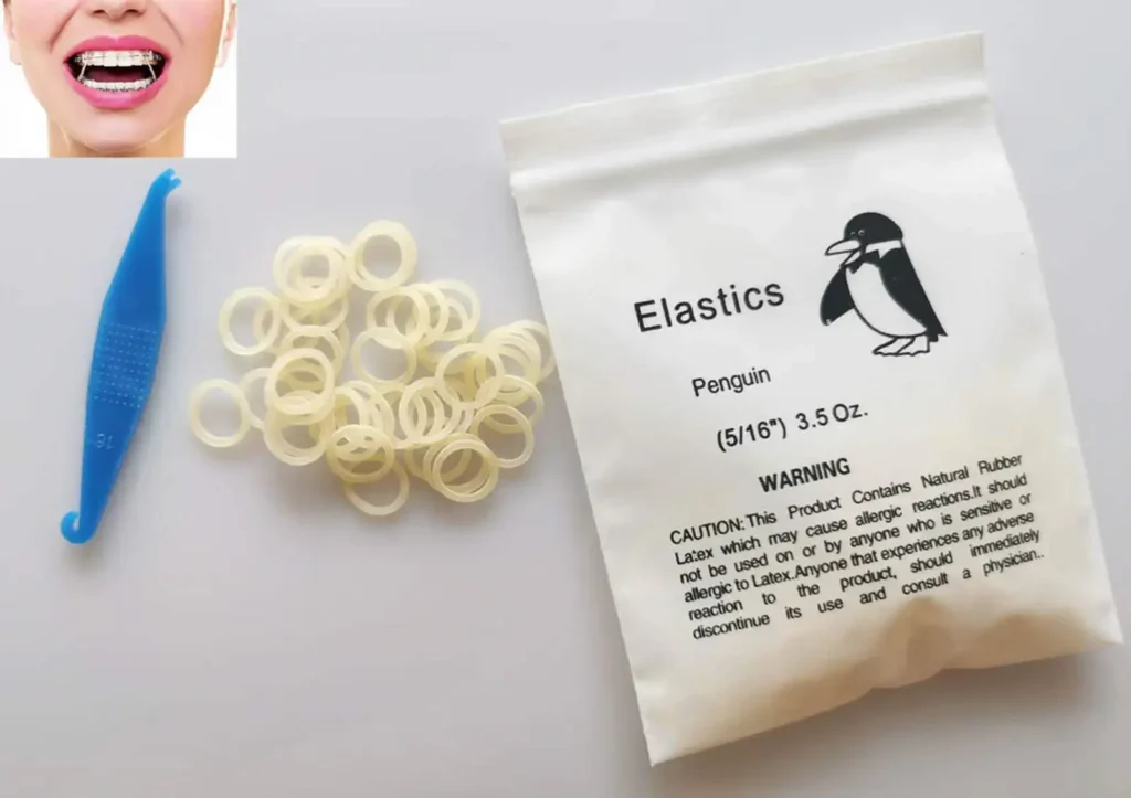 Orthodontic elastics packs