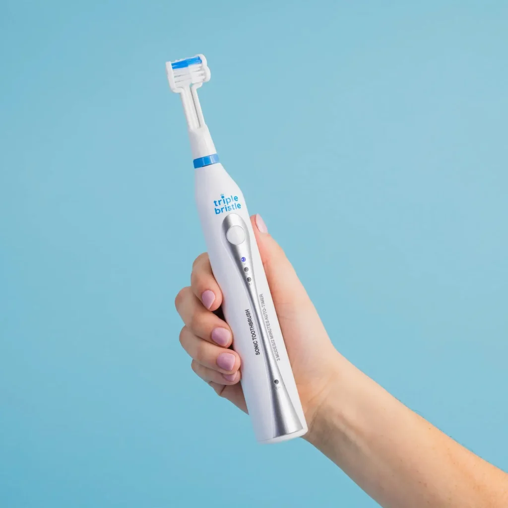 Three Sided toothbrush elec